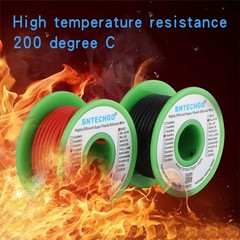 18 Gauge Silicone Wire Spool red 25ft and Black 25ft Flexible 18 AWG Stranded…