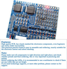 SMD/SMT Components Practice Board – Electronic Project Kits DIY Soldering Skill