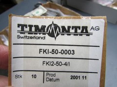 New Timonta Schurter Fused Power Inlet Filter Modules 250 VAC IEC 320-C14 10A 4A