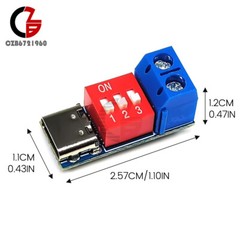 PD/QC Decoy Fast Charging Trigger Module Adjustable Voltage 5V9V12V20V Type-C 5A