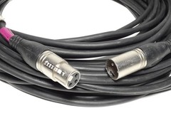 3-Pin Male to Female Balanced XLR Audio Cable w/ Nuosiya Connector 65Ft