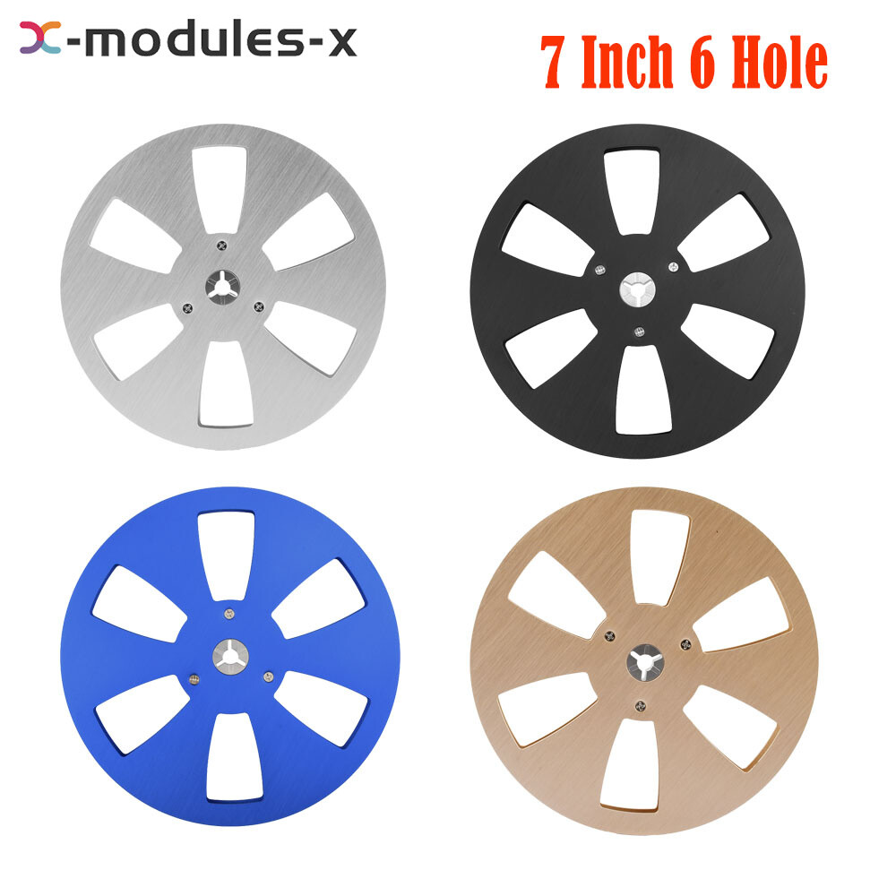 7 Inch Empty Reel 6 Hole Open Reel Sound Tape Reel Opening Machine Part New