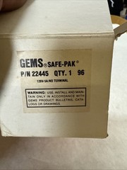 Gems 22445 Low Sensitivity Electronic SAFE-PAK New