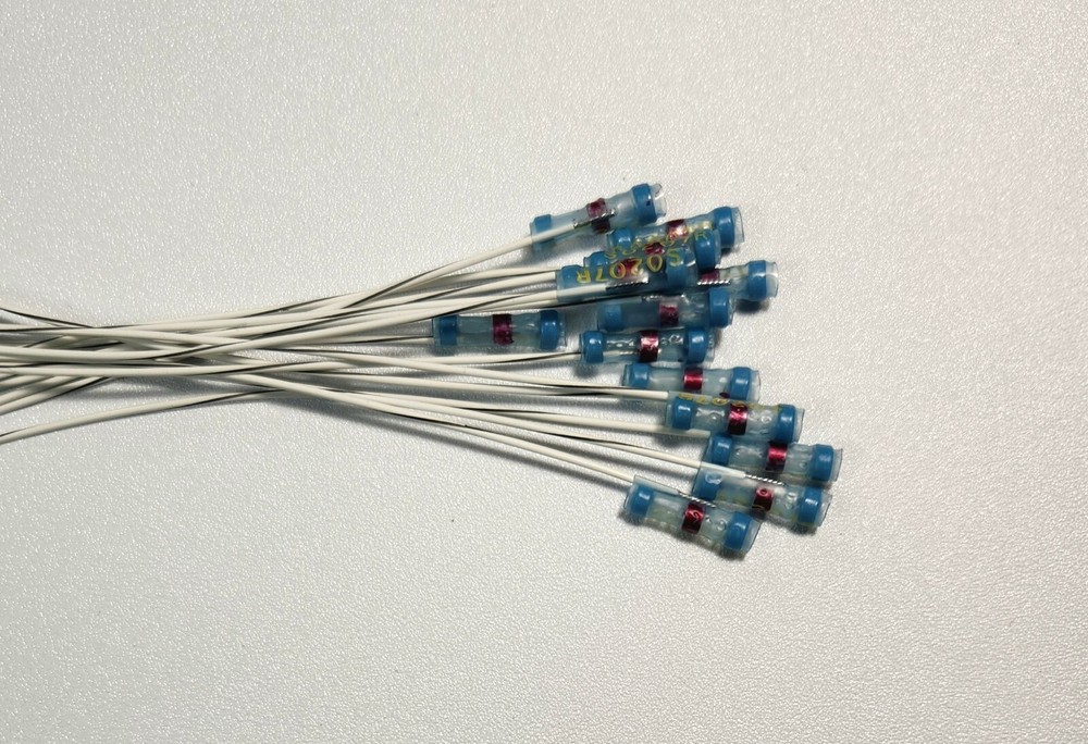 Raychem S02-7-R M83519/2-7 Solder Sleeve Termination With 22 AWG Wire 10pcs