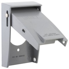 Bell Outdoor 5029-0, 20 A Receptacle, Self-Closing, Weatherproof Box Cover, 1 pc