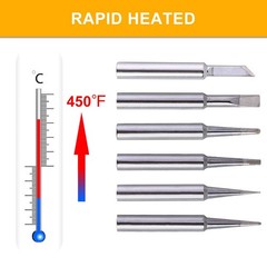 6PCS Soldering Tips for Weller ST Series Tip St
