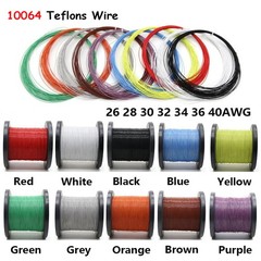 5-50M 10064 PTFE Cable Wire 26 28 30 32 34 36 40AWG Flexible Tinned Copper Cable