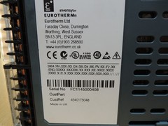 EUROTHERM 2604 2604/VH/2XX/XX/D4/XX/D4/XX/PV/XX/F2/XX/ENG/XXXXX/….XXX/XX/XXXX/