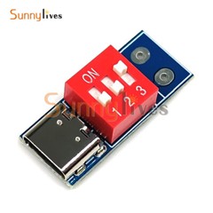 Type-C PD Fast Charging Decoy Trigger Module 5V 9V 12V 20V Adjustable Voltage 5A