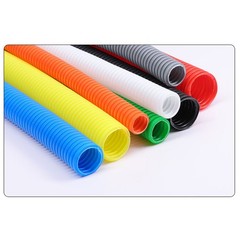 Conduit Spilt Cable Tidy Flexible Tube Convoluted Protection Tubing PP Non Split