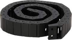 15Mm X 30Mm Plastic Semi Closed CNC Machine Tool Cable Wire Carrier Drag Chain 1