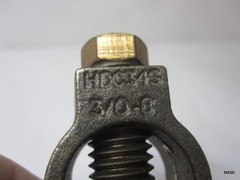 Pack of 3 | HDC34SP Ground Rod Clamp, Rod to Conductor 3/4″ DIA #8 Solid-3/0