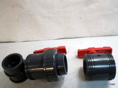 lot of PVC-U PN16 50-1 1/2 B1-1 and B1-2
