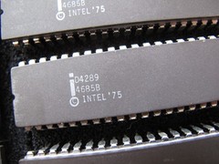 vintage Intel 8080 Lot Microprocessor Eprom Chips