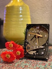 Personalized Custom Gift HDD Clock Hard Drive Gratitude Congratulations Birthday