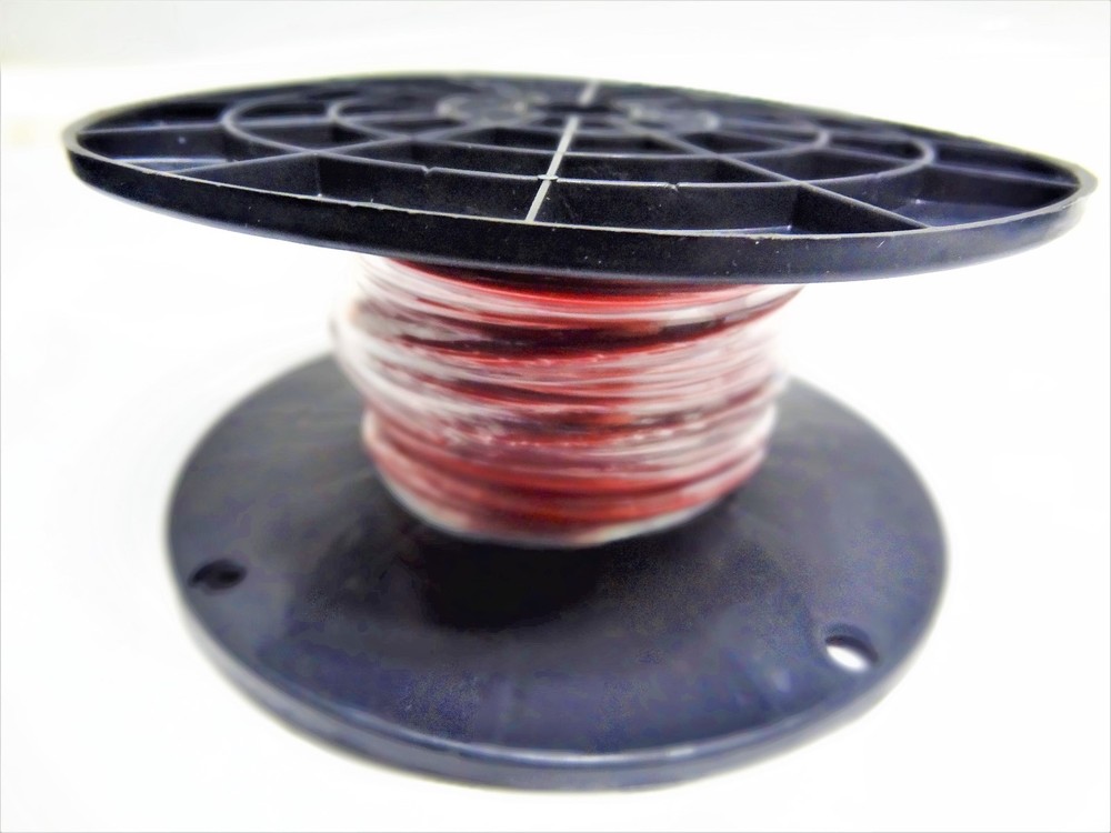 14 GAUGE WIRE RED 250′ FT PRIMARY AWG STRANDED COPPER POWER REMOTE MTW