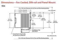 Watlow SCR Power Controller DC21-60F0-S000 65Amp FAN COOLED