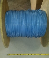 (25 FT) Allied Wire M22759/34-8-6 (8 awg) Blue Electrical Wire 133/C Single 600V