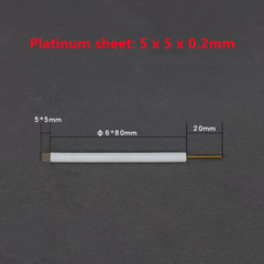 0.1-0.2mm Gold Au Electrode Holder Purity 99.99% Gold Sheet Plate Electrode