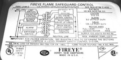 FIREYE INC. UVM2 NOS FLAME SAFEGUARD CONTROL M-SERIES CHASSIS ULTRA VIOLET RECYC