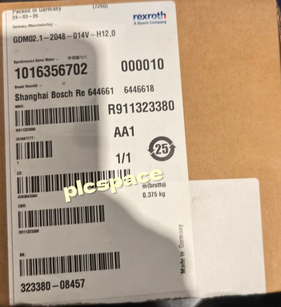 R911323380 GDM02.1-2048-014V-H12.0 Stepper Motor Brand new DHL