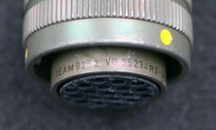 Amphenol Tuchel 19 Pin Connector 4820-12-163-9431 with Silver Plated Pins
