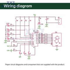 DC 5V DIY LED Decoding Display Electronic Parts DIY PCB Soldering Practice Kit