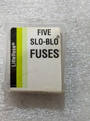Littelfuse 326 Slo-Blo Fuse 3AB 1/8A 250V Pack of 10 Glass Electrical Industrial