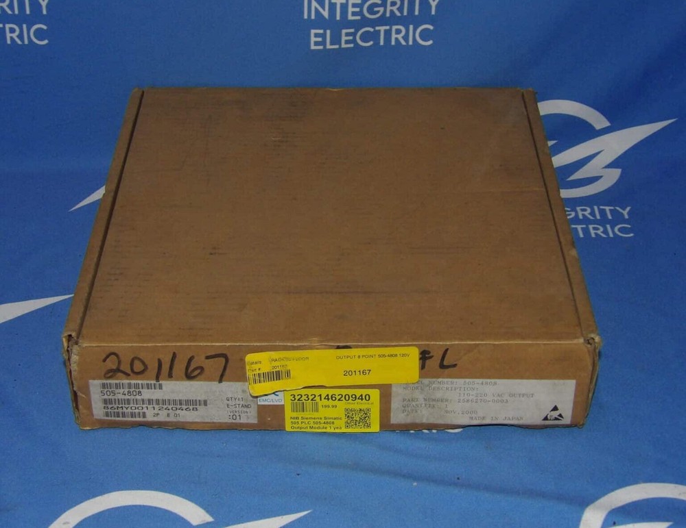 NIB Siemens Simatic 505 PLC 505-4808 Output Module 1 year Warranty