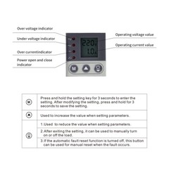 GEYA Over Current Protect Over&Under Voltage Metering Protect Device 40/63A 220V