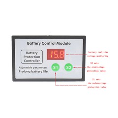 9V-60V 30A Under Voltage Control Module Over-discharge Protection Module
