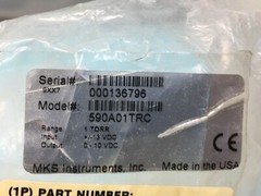 MKS BARATRON 590A01TRC, 1 TORR, +/-13 VDC, 0-10 VDC, 159282