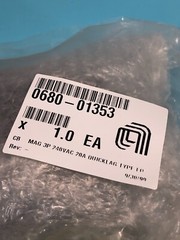 AMAT 0680-01353 CUTLER HAMMER QC3020HT CIRCUIT BREAKER CB MAG 3P 240VAC, 156420