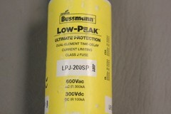 BUSSMANN LPJ-200SP LOW PEAK CURRENT LIMITING FUSE