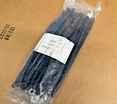 LOT OF 25 6 GAUGE WIRE 10″ LONG TYPE FLAT ENDS 14-8