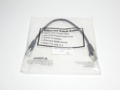 *Lot of 4* Cat.5E Ethernet Patch Cable FTP Booted 350MHz 1Ft – NEW Surplus!