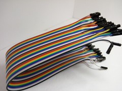 40 Pack 30cm 12” Row 2.54mm Female Female Dupont Cable Jumper Wire for Arduino
