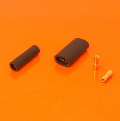 Lucas Style Brass Bullet Connector Single Double 4.7mm Connectors – 325 Pieces