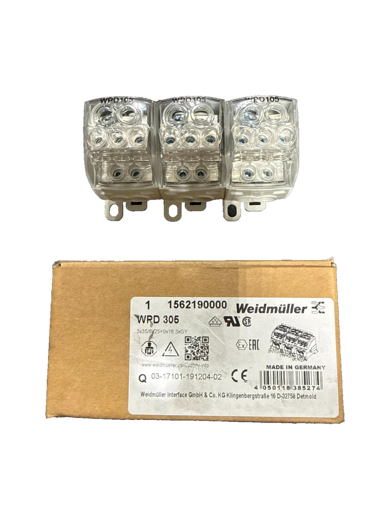 NEW-WEIDMULLER: POWER DISTRIBUTION TERMINAL 1562190000 WPD 305