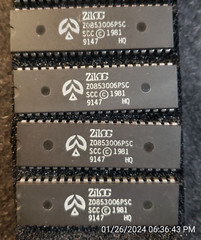 Z0853006PSC ZILOG 40 PIN DIP SCC SERIAL COMMUNICATION CONTROLLER…. …(DS3D3)