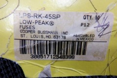 Cooper Bussmann LPS-RK-45SP Class RK1 45 Amp 600VAC Fuse – Lot of 3