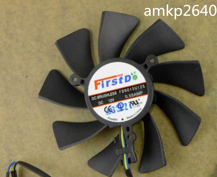 For Sapphire HD7770 7750 Graphics Card Fan R7 260X 2G FD9015U12S Fan 85MM #am