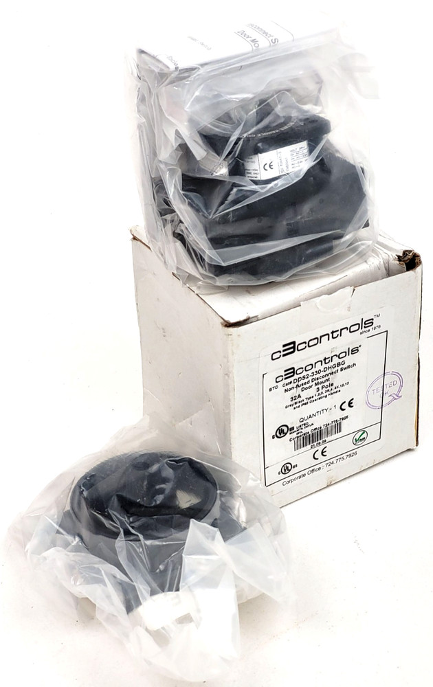 DDS2-330-DHGBG c3controls 32 Amp 3 Pole Non-Fused Disconnect Switch – New
