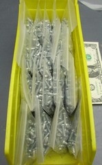 Lot 100 Zinc Plated Steel #2 Phillips Drive Pan Head Machine Screws #8-32 x 5/8″
