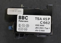 BBC overload relay TSA 45P 5.5-8.3A overload relay 220V/380V/500V max. 4A