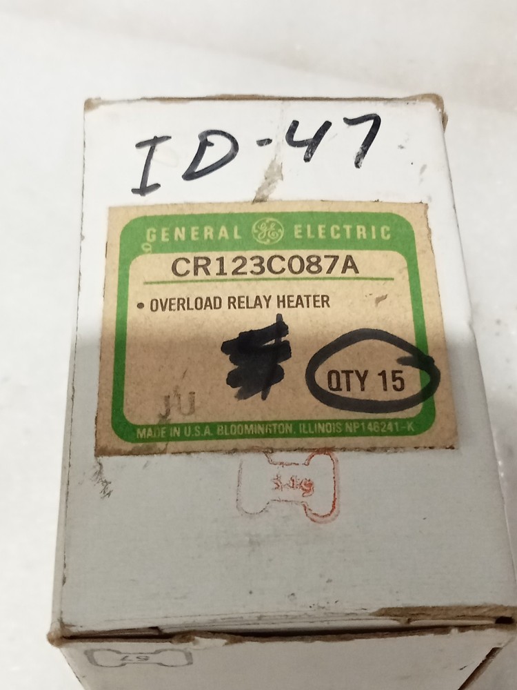 GENERAL ELECTRIC CR123C087A OVERLOAD HEATER