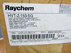 ✌ 2) NEW RAYCHEM HVT-Z-153-SG HEAT SHRINK TERMINATION KIT BOX OF 2