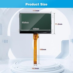 ⚠️Return 76-50248-00 AM LCD DISPLAY FOR CARRIER TRANSICOLD X4 7500 7300 6500
