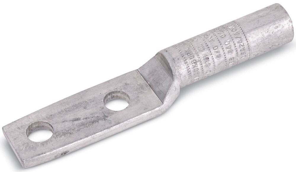Blackburn AL32, 600/636 AWG STR, 750 KCMIL, 1/2″ Stud, Aluminum 2-Hole Lug, 1 pc