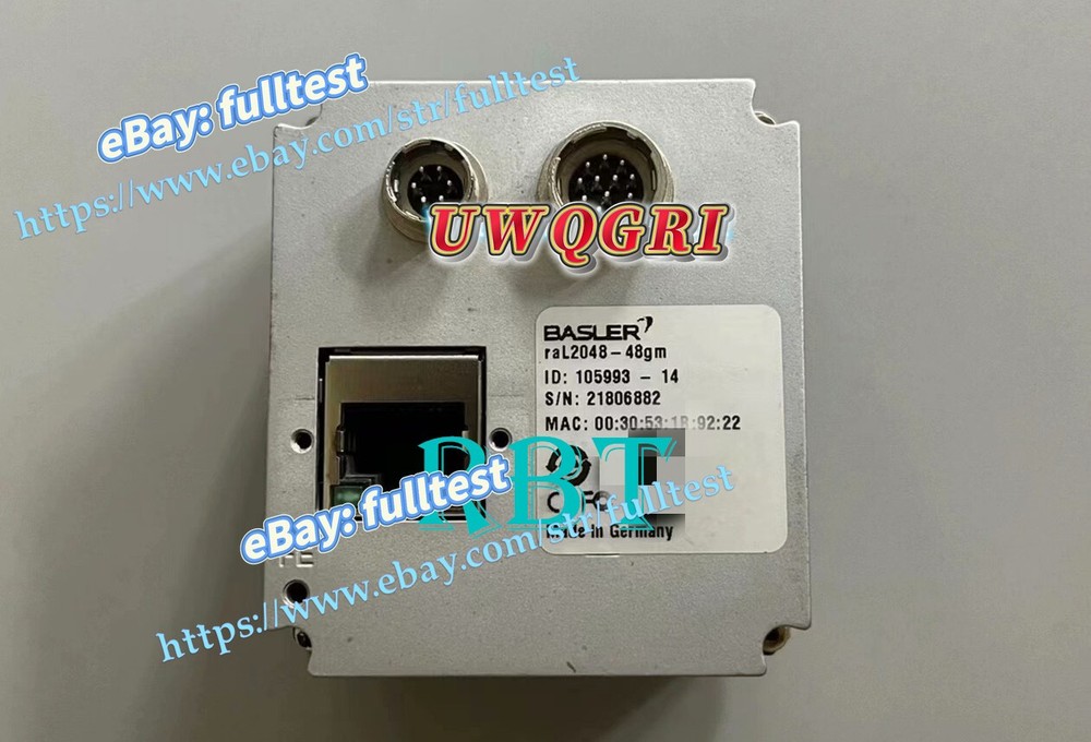 BASLER raL2048-48gm industrial camera used